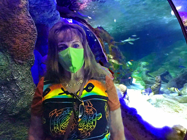 Karen Duquette at Sea Life Aquarium